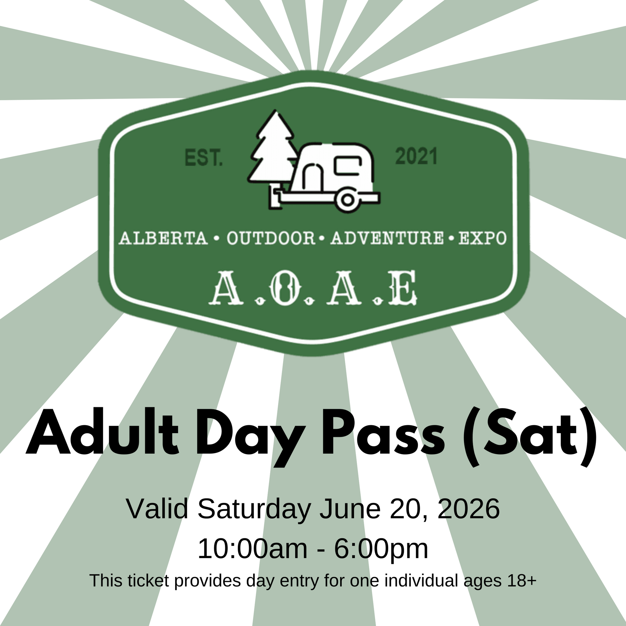 2026 Adult Day Pass (Saturday only)